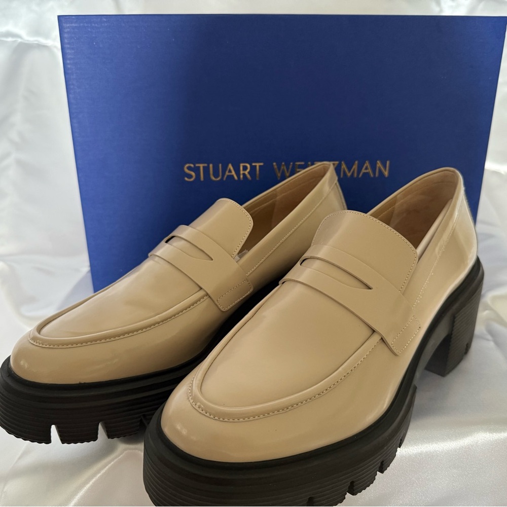 Stuart Weitzman Tan Loafers